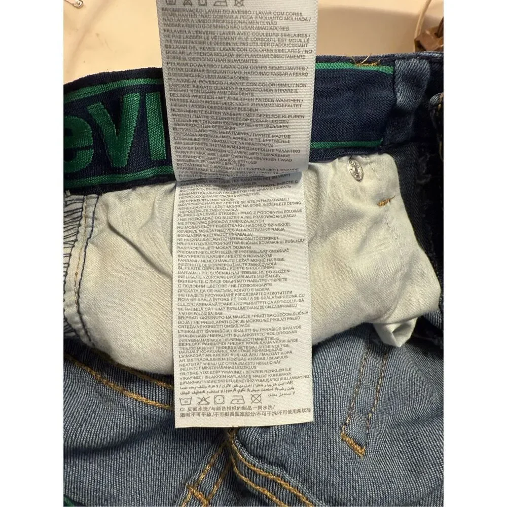 Levi’s Boys 511 Jeans Adjustable Waist Size 16R 28/30